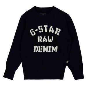 G-Star Boys Large Logo Knitted Sweater / Salute